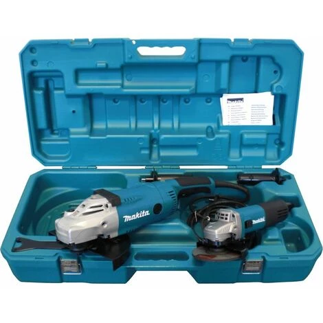 MAKITA Winkelschleifer-Set DK0052G. 125 + 230mm GA9020R +9558NBR Im Koffer 1 MAKITA Winkelschleifer-Set DK0052G. 125 + 230mm GA9020R +9558NBR Im Koffer