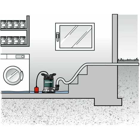 METABO Flachsaugende Klarwasser-Tauchpumpe TPF 6600 SN 3 METABO Flachsaugende Klarwasser-Tauchpumpe TPF 6600 SN – Bild 3
