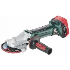 METABO® Akku-Flachkopf-Winkelschleifer WF 18 LTX 125 QuickKunststoffkoffer; 2x18V/5.5Ah LiHD +