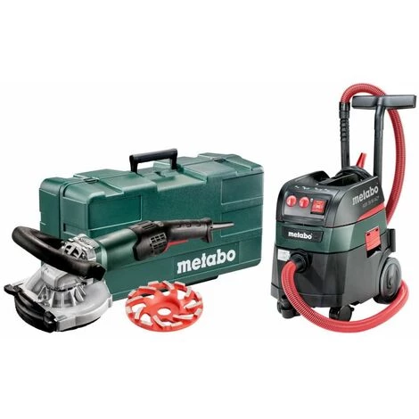METABO® Renovierungsschleifer RSEV 19-125 RT + AllessaugerASR 35 M ACP Set (691001000); Kunststoffkoffer 1 METABO® Renovierungsschleifer RSEV 19-125 RT + AllessaugerASR 35 M ACP Set (691001000); Kunststoffkoffer