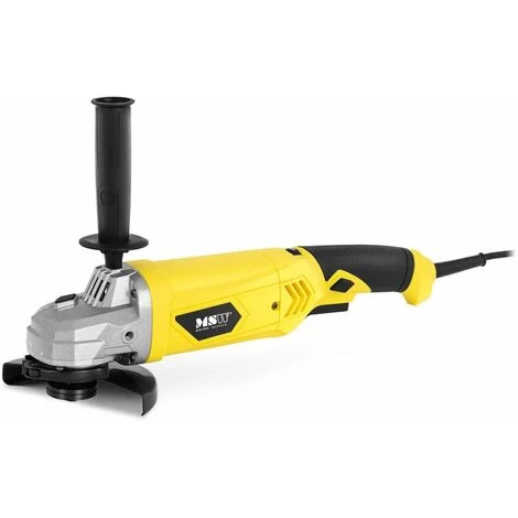 MSW Winkelschleifer Ø 125 Mm Trennschleifer 1.200 W Drehzahlregler 12.000 U/min - Weiß 1 MSW Winkelschleifer Ø 125 Mm Trennschleifer 1.200 W Drehzahlregler 12.000 U/min - Weiß