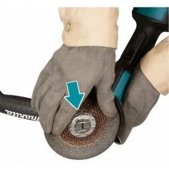 MAKITA 18V Akku-Winkelschleifer DGA519Z | Ohne Akku OhneLadegerät -Winkelschleifer & Mauernutfräsen Verkäufe 18558589 4