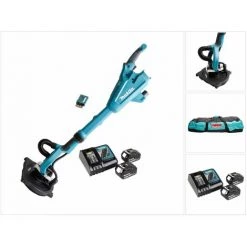 Makita DSL 800 RGU Akku Langhalsschleifer 225mm 18V Brushless + 2x Akku 6,0Ah + Ladegerät + Tasche -Winkelschleifer & Mauernutfräsen Verkäufe 19359227 3