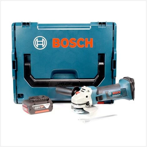 Bosch GWS 18-125 V-LI Akku Winkelschleifer 18V 125mm + 1x Akku 5,0Ah + L-Boxx - Ohne Ladegerät 1 Bosch GWS 18-125 V-LI Akku Winkelschleifer 18V 125mm + 1x Akku 5,0Ah + L-Boxx - Ohne Ladegerät