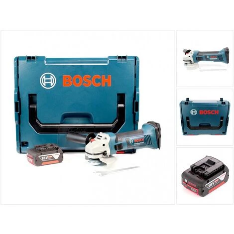 Bosch GWS 18-125 V-LI Akku Winkelschleifer 18V 125mm + 1x Akku 5,0Ah + L-Boxx - Ohne Ladegerät 4 Bosch GWS 18-125 V-LI Akku Winkelschleifer 18V 125mm + 1x Akku 5,0Ah + L-Boxx - Ohne Ladegerät – Bild 4