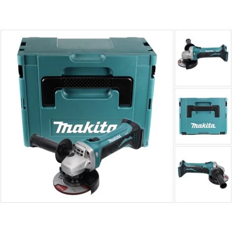Makita DGA 452 ZJ Akku Winkelschleifer 18 V 115 Mm + Makpac - Ohne Akku, Ohne Ladegerät 1 Makita DGA 452 ZJ Akku Winkelschleifer 18 V 115 Mm + Makpac - Ohne Akku, Ohne Ladegerät