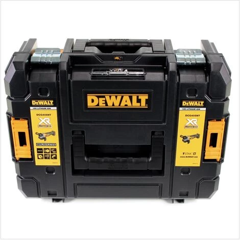 DeWalt DCG 405 P1 Akku Winkelschleifer 18V 125mm Brushless + 1x Akku 5,0Ah + Ladegerät + TSTAK 4 DeWalt DCG 405 P1 Akku Winkelschleifer 18V 125mm Brushless + 1x Akku 5,0Ah + Ladegerät + TSTAK – Bild 4