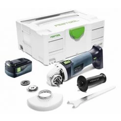 Festool AGC 18-125 Akku Winkelschleifer 18V 125mm Brushless ( 575343 ) + 1x Akku 5,2Ah + Systainer - Ohne Ladegerät