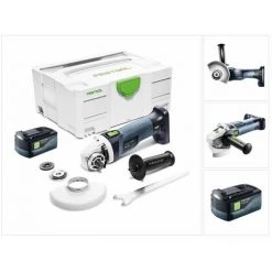 Festool AGC 18-125 Akku Winkelschleifer 18V 125mm Brushless ( 575343 ) + 1x Akku 5,2Ah + Systainer - Ohne Ladegerät -Winkelschleifer & Mauernutfräsen Verkäufe 19497989 4
