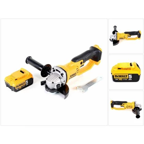 DeWalt DCG 412 Akku Winkelschleifer 18V 125mm + 1x Akku 5,0Ah - Ohne Ladegerät 1 DeWalt DCG 412 Akku Winkelschleifer 18V 125mm + 1x Akku 5,0Ah - Ohne Ladegerät