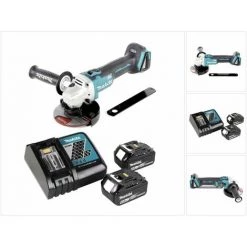 Makita DGA 506 RG Akku Winkelschleifer 18 V 125 Mm Brushless + 2x Akku 6,0 Ah + Ladegerät -Winkelschleifer & Mauernutfräsen Verkäufe 20200307 4