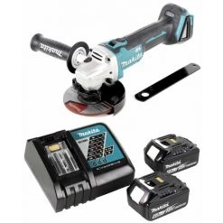 Makita DGA 506 RG Akku Winkelschleifer 18 V 125 Mm Brushless + 2x Akku 6,0 Ah + Ladegerät -Winkelschleifer & Mauernutfräsen Verkäufe 20200307 5