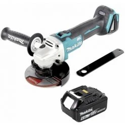 Makita DGA 506 G1 Akku Winkelschleifer 18 V 125 Mm Brushless + 1x Akku 6,0 Ah - Ohne Ladegerät -Winkelschleifer & Mauernutfräsen Verkäufe 20200325 5