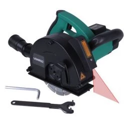 VONROC Mauernutfräse | Schlitzfräse Mit Laser – 1700 W – 150 Mm – Inkl. 2 Diamantscheiben, Staubsaugeranschluss Und Aufbewahrungstasche