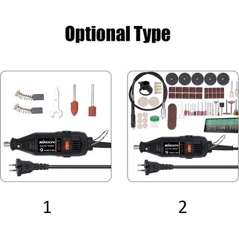 ASUPERMALL Kkmoon 180W Hand Elektrische Schleifwerkzeugsatz Tragbare Mini-Rotary Drill Grinder Versatile Schneiden Polieren Schleifmaschine Bits Gravieren Tools Kit Mit Zubehor Diy-Kits 3 ASUPERMALL Kkmoon 180W Hand Elektrische Schleifwerkzeugsatz Tragbare Mini-Rotary Drill Grinder Versatile Schneiden Polieren Schleifmaschine Bits Gravieren Tools Kit Mit Zubehor Diy-Kits – Bild 3