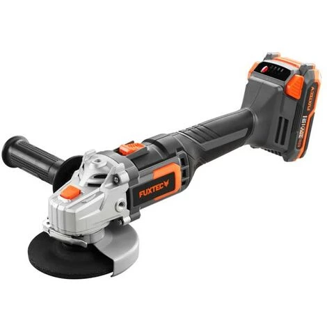 20V Akku Winkelschleifer FX-E1WS20 FUXTEC - Mit 2Ah-Akku Und 2,4A Ladegerät 2 20V Akku Winkelschleifer FX-E1WS20 FUXTEC - Mit 2Ah-Akku Und 2,4A Ladegerät – Bild 2