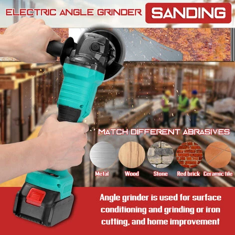 ASUPERMALL 125 Mm 18V Tragbare Multifunktionale Scharfwerkzeuge Elektrischen Winkelschleifers 11000Rpm Hochgeschwindigkeitsdrehung Fur Holz Eisen Schneid 4 ASUPERMALL 125 Mm 18V Tragbare Multifunktionale Scharfwerkzeuge Elektrischen Winkelschleifers 11000Rpm Hochgeschwindigkeitsdrehung Fur Holz Eisen Schneid – Bild 4