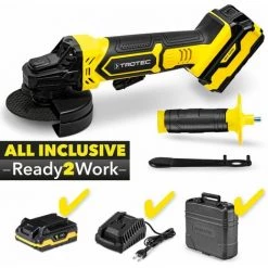 Trotec Akku-Winkelschleifer PAGS 21-115 -Winkelschleifer & Mauernutfräsen Verkäufe 26508432 3