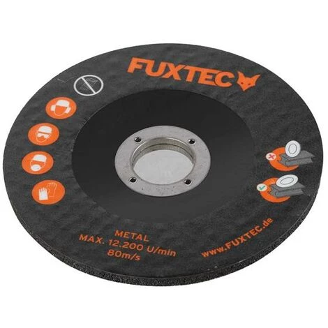 FUXTEC 5er Set 115mm Schruppscheiben Für 20V Akku Winkelschleifer FX-E1WS20 2 FUXTEC 5er Set 115mm Schruppscheiben Für 20V Akku Winkelschleifer FX-E1WS20 – Bild 2