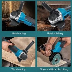 INSMA Winkelschleifer 125mm Akku Trennschleifer Schleifmaschine (Ohne Akku) -Winkelschleifer & Mauernutfräsen Verkäufe 28163964 5