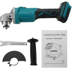 INSMA 3Gang Akku Winkelschleifer 125mm Trennschleifer Schneidemaschine (Ohne Batterie) -Winkelschleifer & Mauernutfräsen Verkäufe 28163970 3