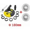 #5 FANZTOOL Winkelschleifer Absaughaube 150/180 Mm + 2 X Diamantschleiftopf