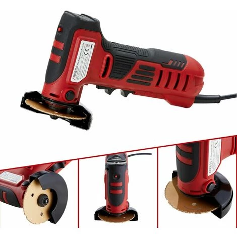 AREBOS Mini Winkelschleifer 260 W 19000 U/min Rot / Schwarz - Rot 1 AREBOS Mini Winkelschleifer 260 W 19000 U/min Rot / Schwarz - Rot