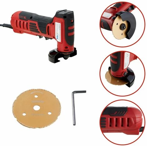 AREBOS Mini Winkelschleifer 260 W 19000 U/min Rot / Schwarz - Rot 3 AREBOS Mini Winkelschleifer 260 W 19000 U/min Rot / Schwarz - Rot – Bild 3