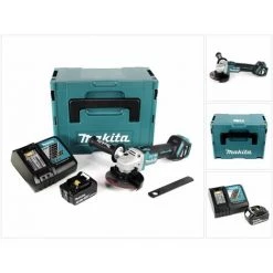 Winkelschleifer & Mauernutfräsen Verkäufe 23 Makita DGA 513 RF1J Akku Winkelschleifer 18V 125mm Brushless + 1x Akku 3,0Ah + Ladegerät + Makpac