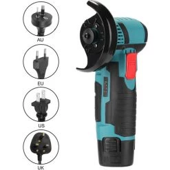 ASUPERMALL Multifunktions-Kaffeemuhle Mit 19500 U / Min, Zwei Batterien Und Eine Ladung (Muhle + 2 Batterien + Ladegerat + Handbuch), Europaische Norm 220V -Winkelschleifer & Mauernutfräsen Verkäufe 31107964 5