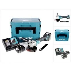 Makita DGA 506 RFJ Akku Winkelschleifer 18 V 125 Mm Brushless + 2x Akku 3,0 Ah + Ladegerät + Makpac -Winkelschleifer & Mauernutfräsen Verkäufe 32424361 3
