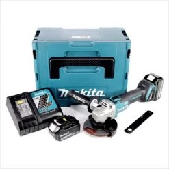 Makita DGA 506 RFJ Akku Winkelschleifer 18 V 125 Mm Brushless + 2x Akku 3,0 Ah + Ladegerät + Makpac -Winkelschleifer & Mauernutfräsen Verkäufe 32424361 4