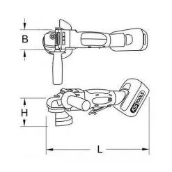 KSTOOLS® KS TOOLS Akku-Winkelschleifer 7000 U/min Ohne Akku Und Ladegerät 7 KSTOOLS® KS TOOLS Akku-Winkelschleifer 7000 U/min Ohne Akku Und Ladegerät -Winkelschleifer & Mauernutfräsen Verkäufe 32957457 4
