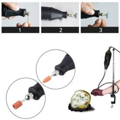 ASUPERMALL Multi-Funktions Professional Electric Schleifwerkzeug Set 110-230V AC-Drill Grinder Fur Frasen Polieren Bohren Schneiden Gravieren-Kit Mit 171pcs Zubehor-Set,2 Mehrfarbig