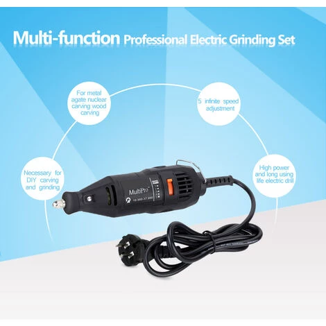 ASUPERMALL Multi-Funktions Professional Electric Schleifwerkzeug Set 110-230V AC-Drill Grinder Fur Frasen Polieren Bohren Schneiden Gravieren-Kit Mit 171pcs Zubehor-Set,2 Mehrfarbig 3 ASUPERMALL Multi-Funktions Professional Electric Schleifwerkzeug Set 110-230V AC-Drill Grinder Fur Frasen Polieren Bohren Schneiden Gravieren-Kit Mit 171pcs Zubehor-Set,2 Mehrfarbig – Bild 3