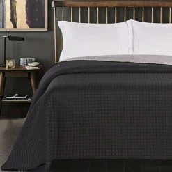 FLHF Tagesdecke Mit Steppung Paul Schwarz + Stahl 170X210 - Schwarz + Stahl -Winkelschleifer & Mauernutfräsen Verkäufe 33185866 3