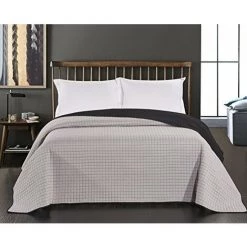 FLHF Tagesdecke Mit Steppung Paul Schwarz + Stahl 170X210 - Schwarz + Stahl -Winkelschleifer & Mauernutfräsen Verkäufe 33185866 4