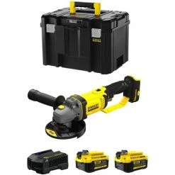 STANLEY FATMAX V20 Mini-Schleifer STANLEY FatMax SFMCG400M2T (2 X 4,0 Ah + Ladegerät + TSTAK VI)