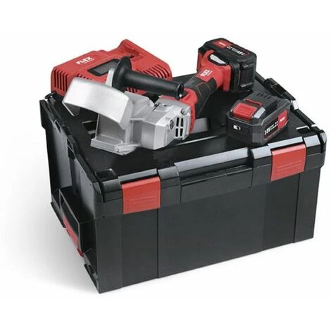 FLEX 18V Rinnenträger Einlassfräse RFE 40 18.0-EC/5.0 Set | 2x Akku 5,0 Ah + L-Boxx 1 FLEX 18V Rinnenträger Einlassfräse RFE 40 18.0-EC/5.0 Set | 2x Akku 5,0 Ah + L-Boxx