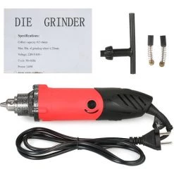 HAPPYSHOPPING 240W Multifunktionaler 6-Gang-Elektroschleifer Mit Einstellbarer Geschwindigkeit, Jadepolierer, Mini-Elektrobohrmaschine, Elektroschleifer Und Schleifwerkzeug, Europäischer Standard -Winkelschleifer & Mauernutfräsen Verkäufe 34212336 4