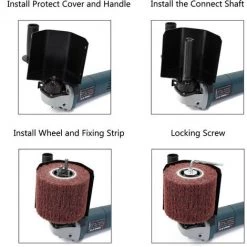 HAPPYSHOPPING Multifunktions-Winkelschleifer-Poliermaschinenzubehör, Winkelschleifer-Umwandlungsdrahtziehmaschine, Winkelschleifer-Multifunktionsaustausch,M10 Verbindungswelle Passend Für 100er Schleifmaschine - M10 Verbindungswelle Passend Für 100er Schleifmaschine -Winkelschleifer & Mauernutfräsen Verkäufe 34644387 4