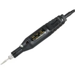 HAPPYSHOPPING 14 Stücke 100 V-240 V Mini Elektrische Grinder Bohrer Variable Geschwindigkeit Rotary Gravur Stift Schnitzen Werkzeug Set Zum Fräsen Polieren,Schwarz 241 - Schwarz 241