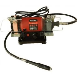 MATRIX DWG 150-1 Doppelschleifer Schleifmaschine Mit Flexibler Welle 150 Watt