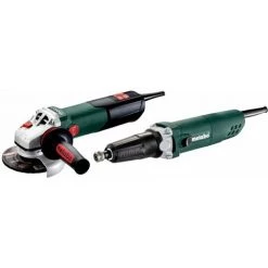 METABO® Ø 125mm Winkelschleifer Set WEV 15-125 Q +Geradschleifer G 400
