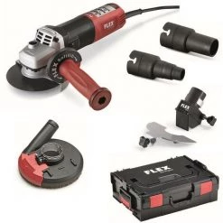 FLEX-ELEKTROWERKZEUGE GMBH Flex Winkelschleifer LE15-11 L-Boxx Set 501638 1500 Watt Winkelschleifer 125 Mm