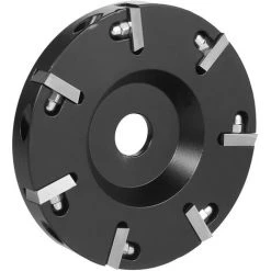 HAPPYSHOPPING Viehhufbearbeitungsscheibe Platte Hufbearbeitungsscheiben Hufschleifscheiben Klauen Hufpflegewerkzeug Mit 7 Klingen,Schwarz