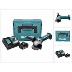 Makita DGA 452 RG1J Akku Winkelschleifer 18 V 115 Mm + 1x Akku 6,0 Ah + Ladegerät + Makpac -Winkelschleifer & Mauernutfräsen Verkäufe 36683650 3
