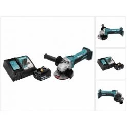 Makita DGA 452 RF1 Akku Winkelschleifer 18 V 115 Mm + 1x Akku 3,0 Ah + Ladegerät