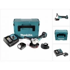Makita DGA 504 RF1J Akku Winkelschleifer 18V 125mm Brushless + 1x Akku 3,0Ah + Ladegerät + Schutzhaube + Makpac -Winkelschleifer & Mauernutfräsen Verkäufe 36861053 5