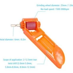 HAPPYSHOPPING Tragbarer Elektrischer Bohrerschleifer Gewöhnliche Eisen-Zylinder-Spiralbohrer-Schleifmaschine -Winkelschleifer & Mauernutfräsen Verkäufe 37039931 5